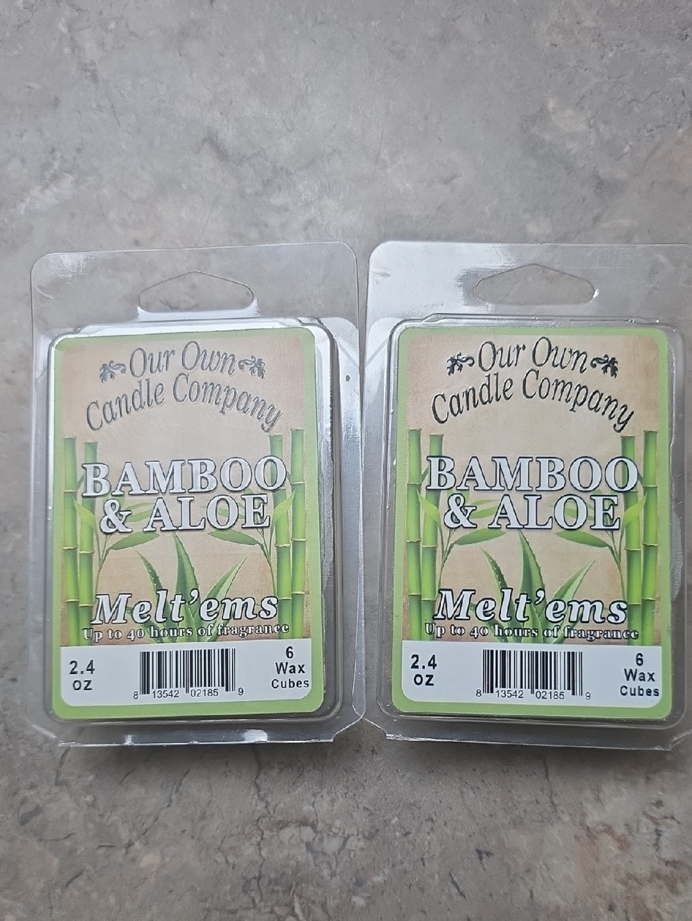 Bamboo & Aloe Wax Melt - Green